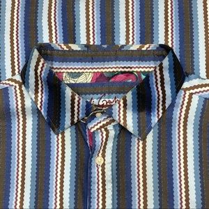 Robert Graham Mens Long Casual Button Down Shirt